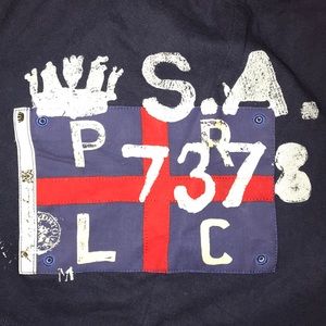 Ralph Lauren Girls Navy Blue Sailor Dress